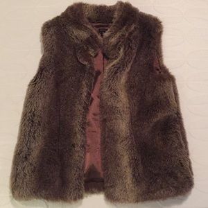 Faux fur vest